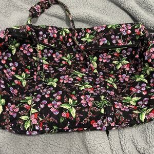 Vera Bradley Large Duffel Travel Bag Floral Weekend Bag